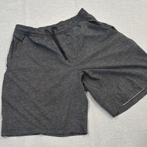 Lululemon Pacebreaker Linerless Gray Shorts Lightweight Heathered Sz:M